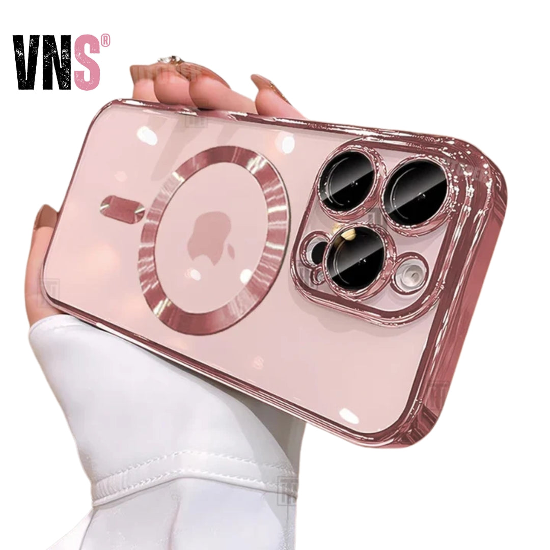 New Official Desert Gold Phone Case For iPhone 16 15 14 13 12 11 Pro Max Plus Clear Magsafe Magnetic Lens Protect Soft Cover