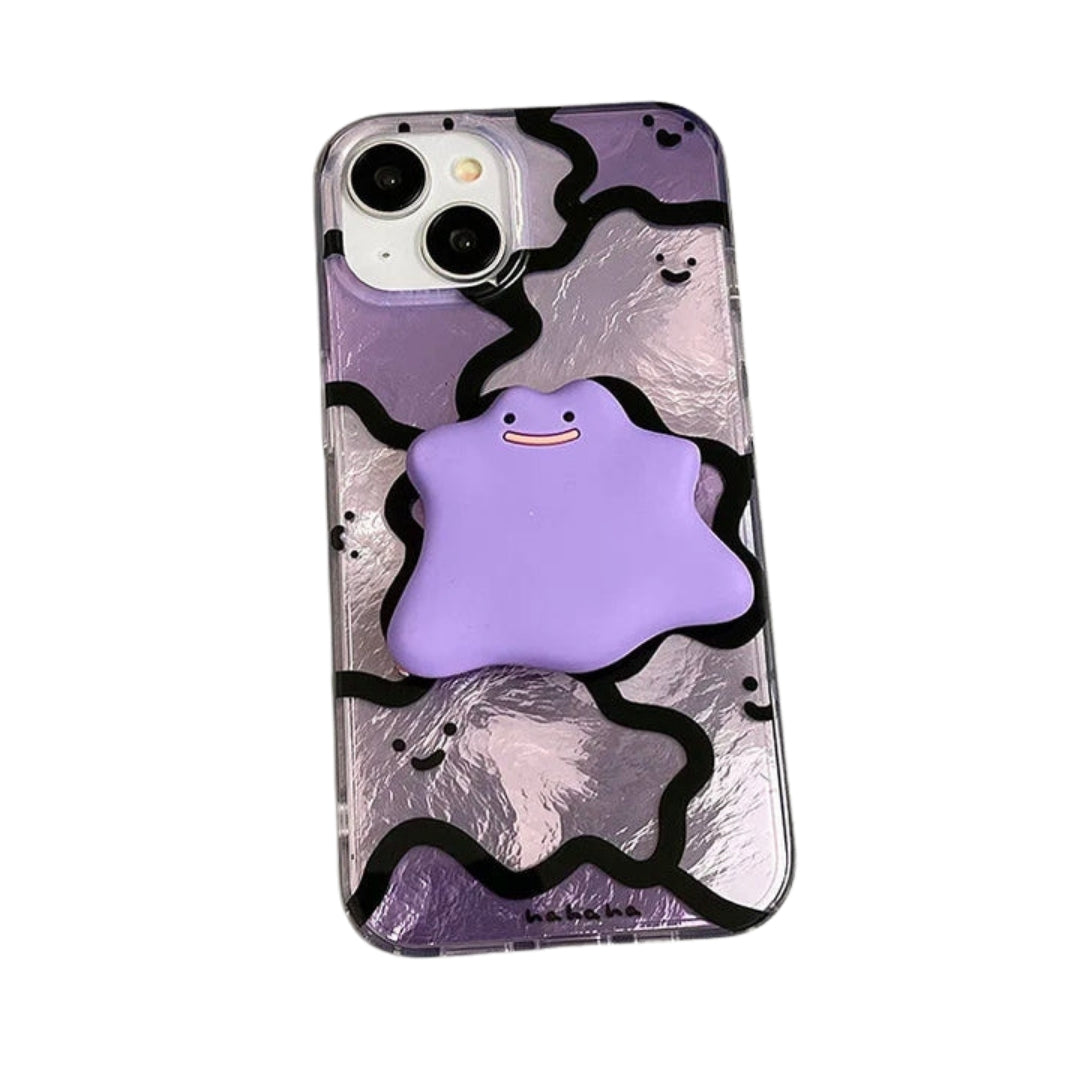 For Samsung Galaxy S21 FE S22 Plus S23 S24 Ultra A50 A31 A21S A51 A20S Ghost Grip Tok Holder Lustre Lining Hard High Phone Case