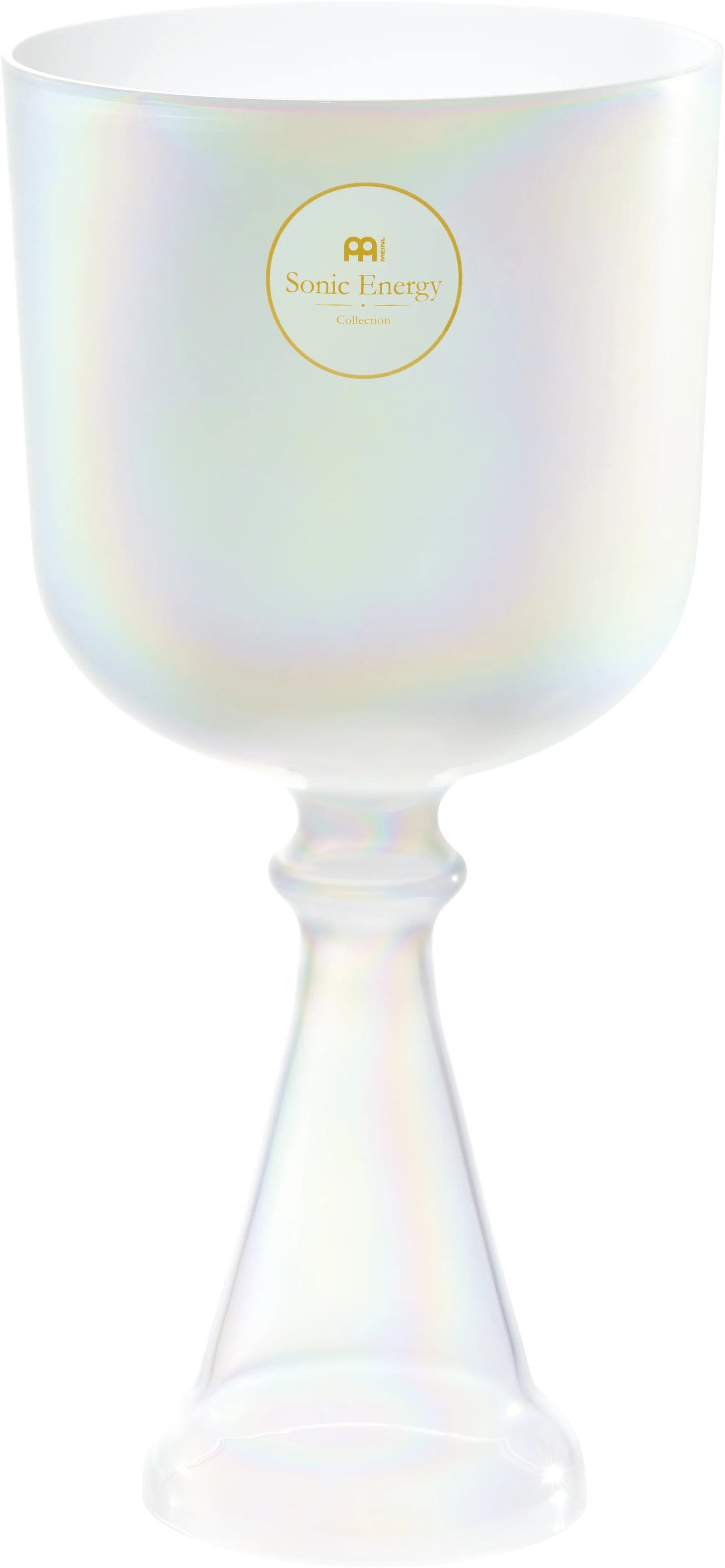 5.5" Crystal Singing Chalice, A4, Creamy, Brow Chakra