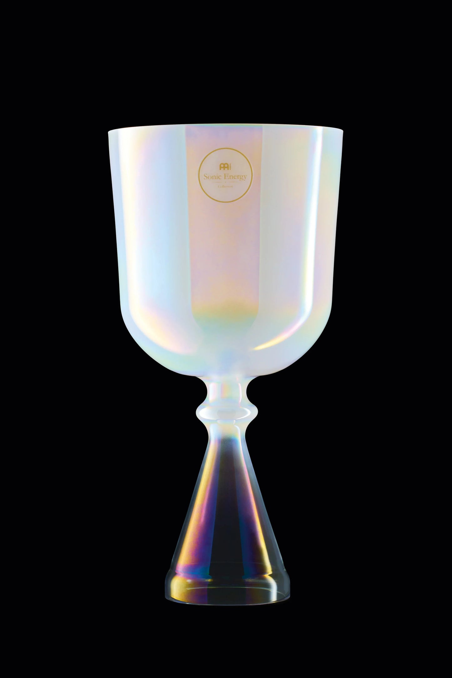 6.75" Crystal  Chalice, C4Singing, Creamy, Root Chakra