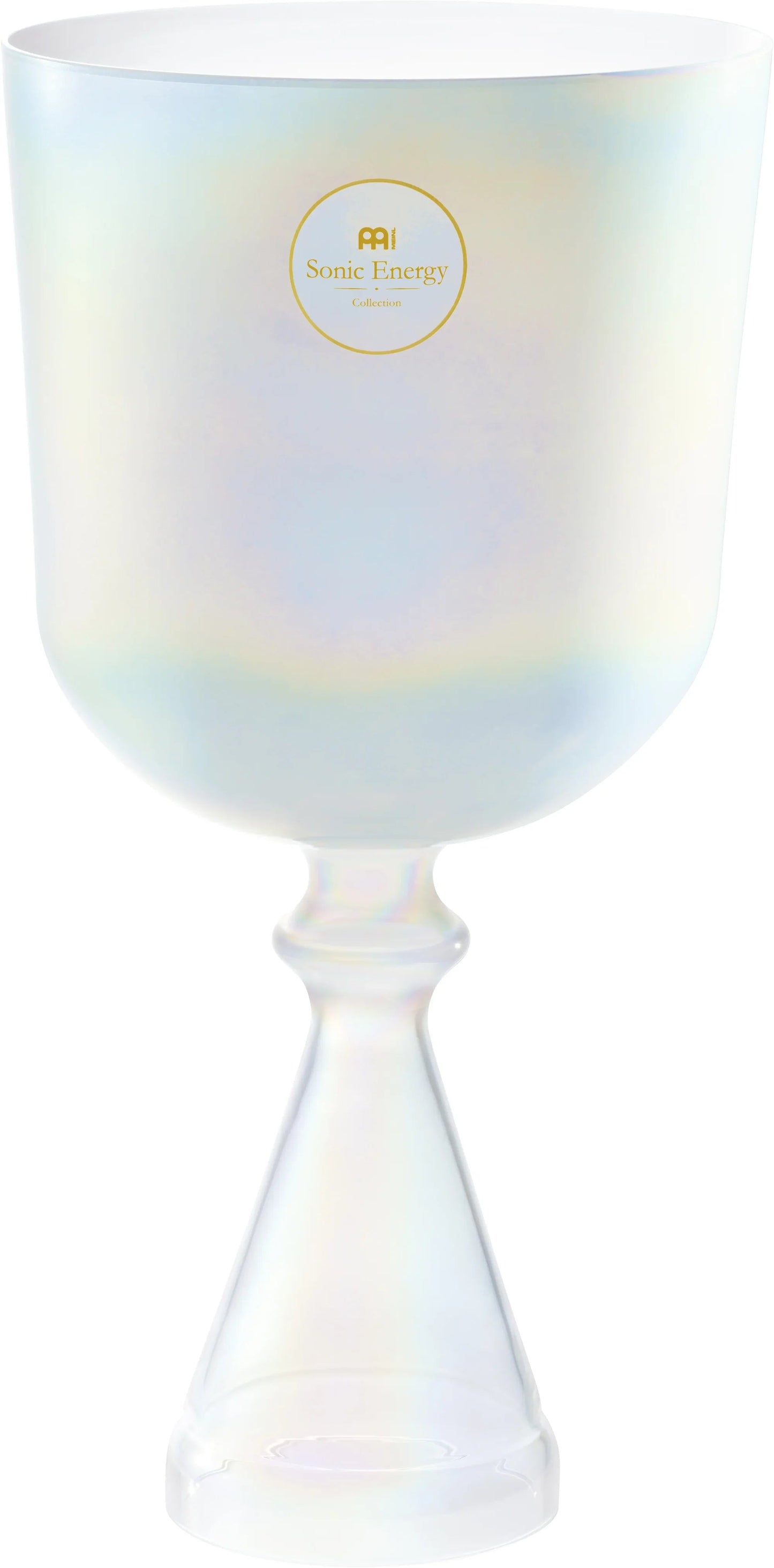 6.75" Crystal  Chalice, C4Singing, Creamy, Root Chakra