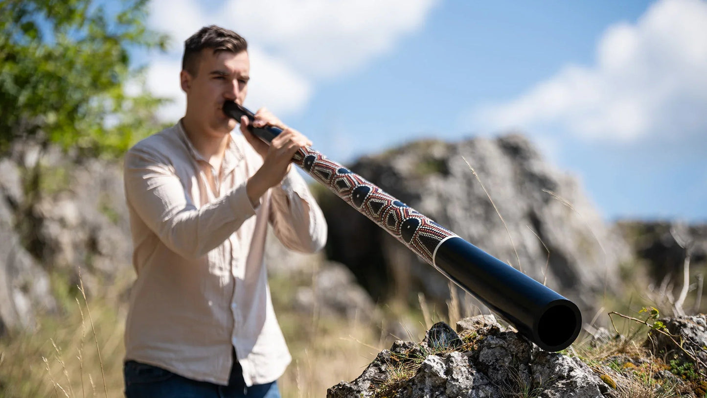 61.2" Sliced Pro Didgeridoo, Tuning E, Black