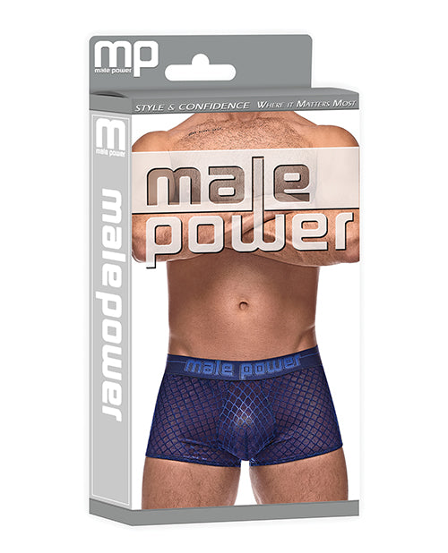 Diamond Mesh Mini Short Blue SM