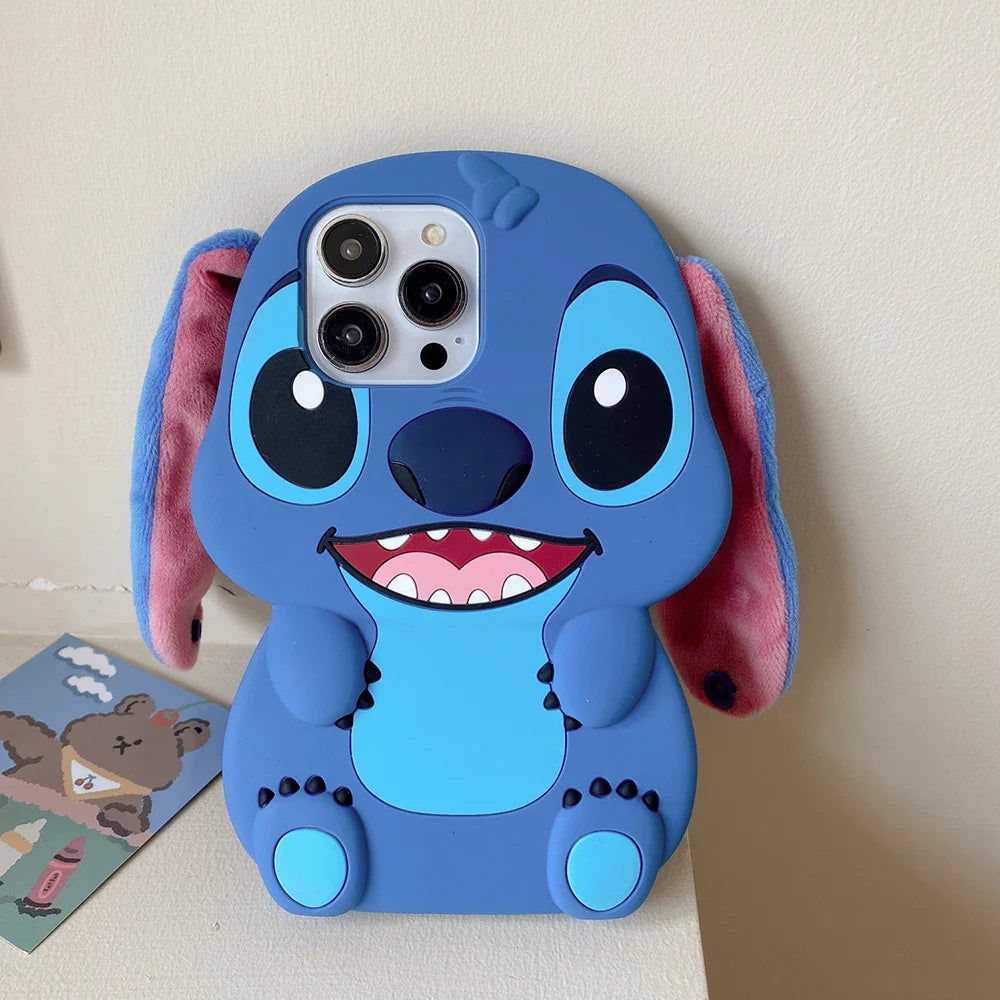 Cartoon Silicon Soft Phone Case For iPhone 15 Pro Max 11 12 Pro Max 14 Pro 14 Plus 13 12