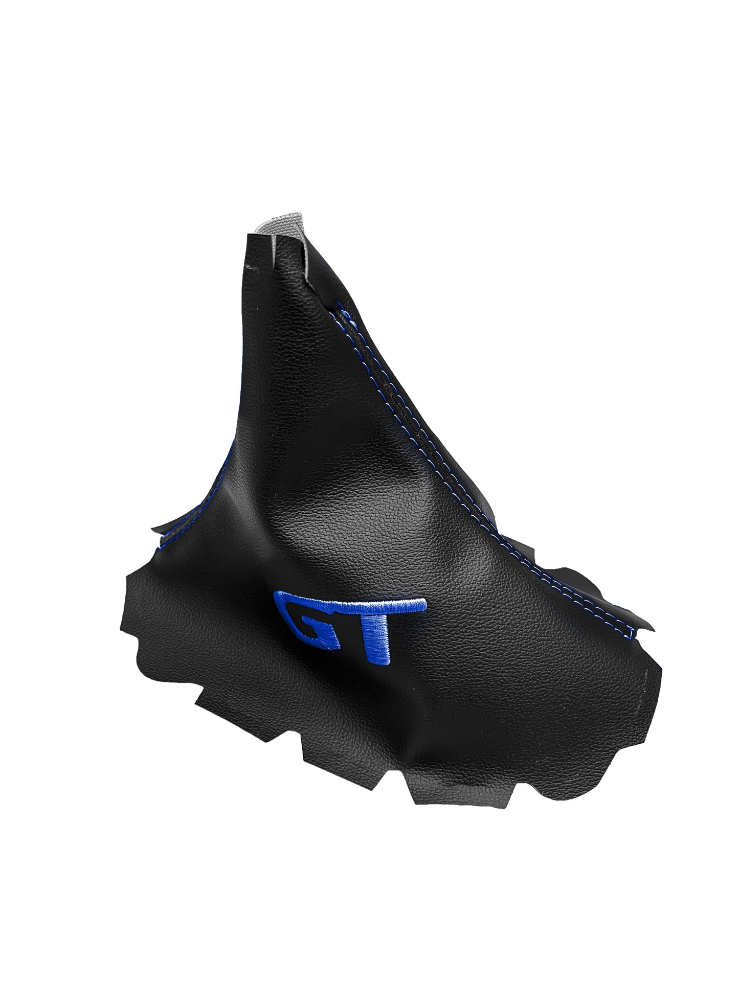 Embroidered Synthetic Leather Shift Boot Cover For 2005-2009 Ford Mustang GT Convertible Coupe