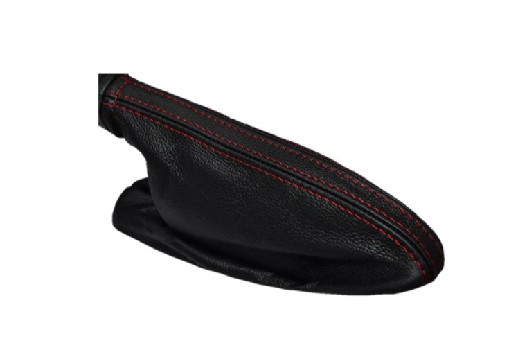 2010-2014 Ford Mustang GT Convertible Coupe V8 V6 Black Genuine Leather Emergency Brake Boot Cover