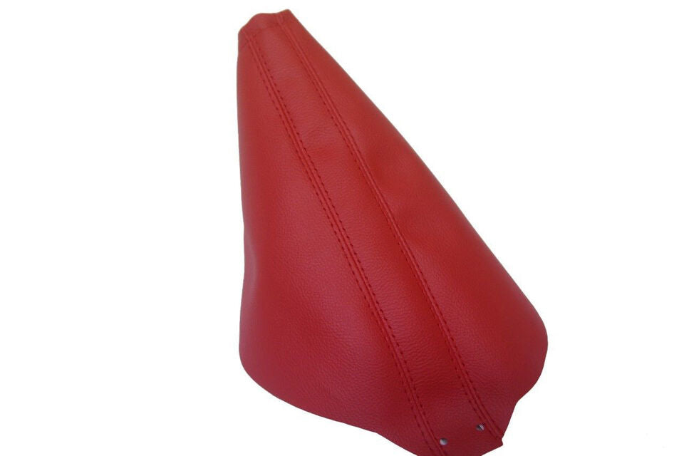 2005-2009 FORD MUSTANG GT Red & Black Leather Manual Shift Boot Cover